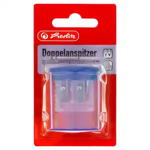 HERLITZ Schreibwaren, Spitzer rund, Blau