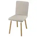 Bild 1 von TONSTAD Stuhl, Fridtuna hellbeige/Eichenachbildung