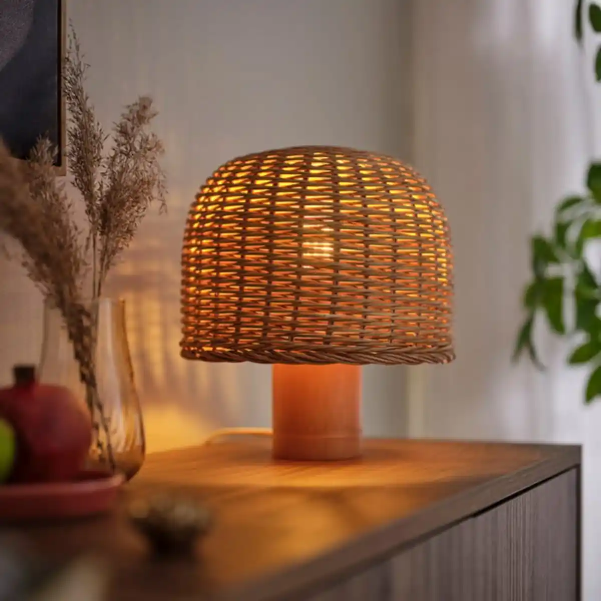 Bild 2 von VATERBOM Tischleuchte, Bambus/Rattan, 27 cm