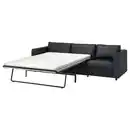 Bild 2 von VIMLE 3er-Bettsofa, Grann/Bomstad schwarz