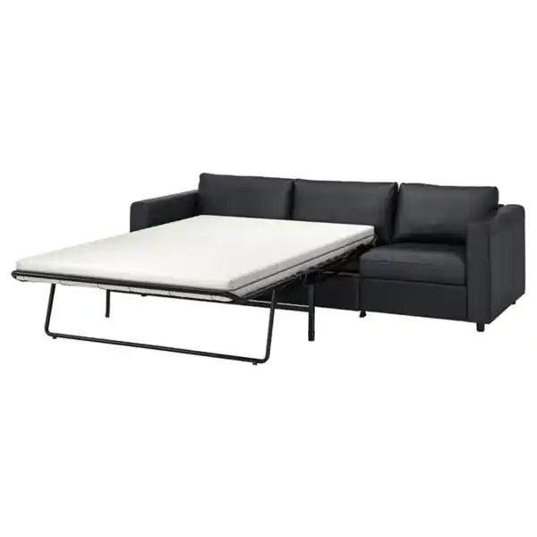Bild 2 von VIMLE 3er-Bettsofa, Grann/Bomstad schwarz