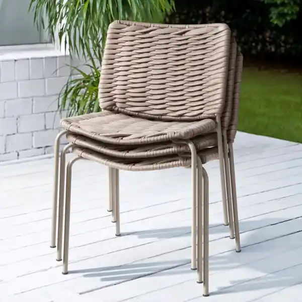 Bild 3 von SEGERÖN / TEGELÖN Tisch und 6 Stühle, für draußen weiß/beige/beige