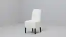 Bild 2 von BERGMUND Stuhl mit halblangem Bezug, schwarz/Nolhaga grau/beige