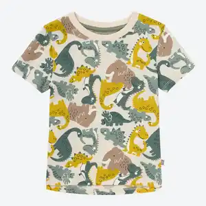 Baby-Jungen-T-Shirt mit Dino-Motiven
