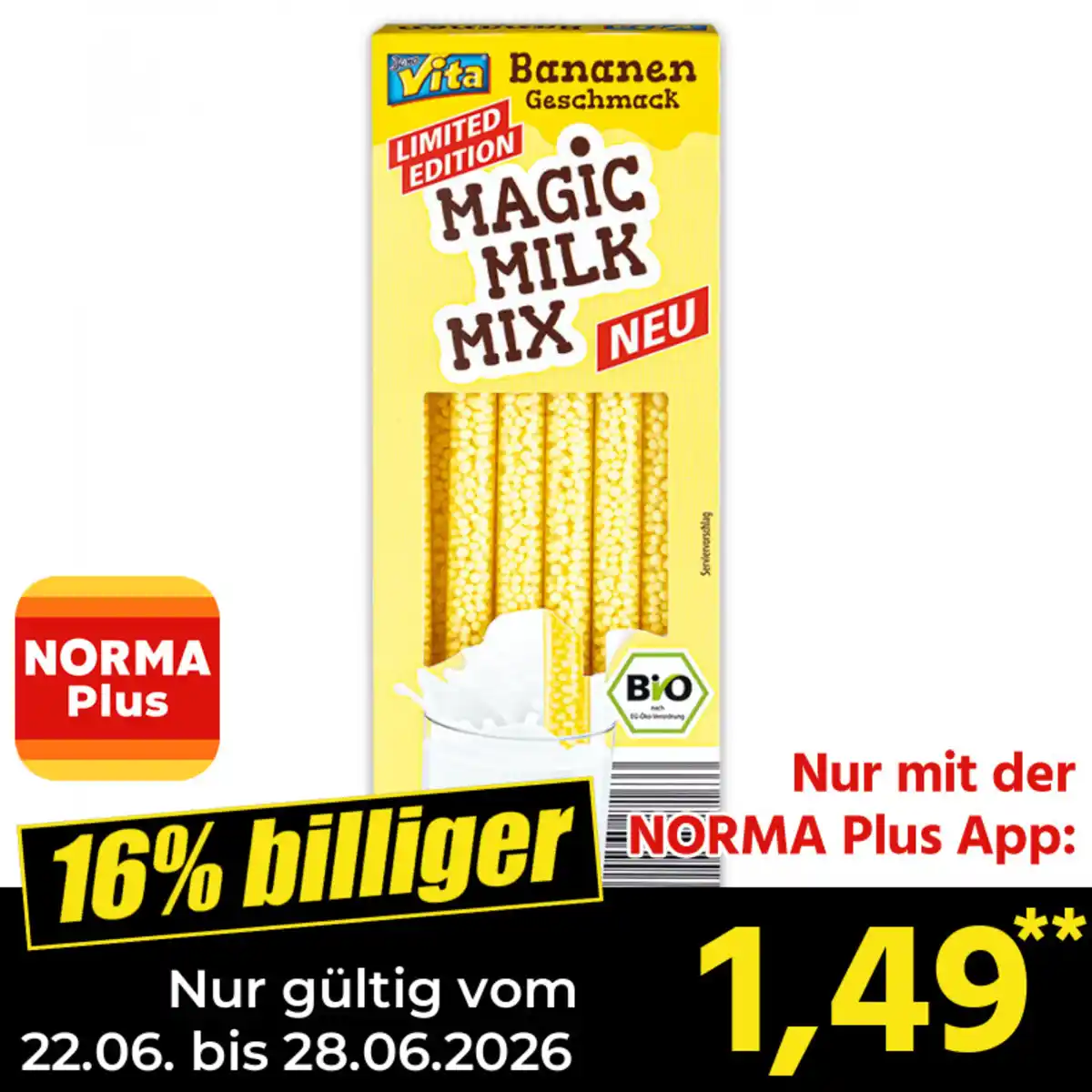 Bild 1 von Bona Vita Magic Milk Mix Milchtrink-Halme