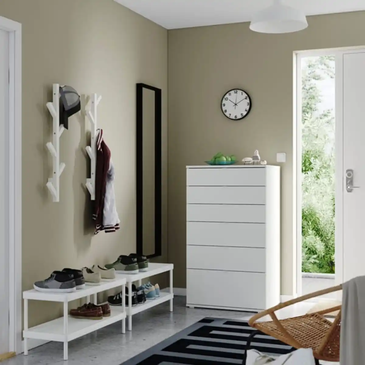 Bild 2 von MACKAPÄR / VIHALS Flur-Set, 5-tlg., weiß