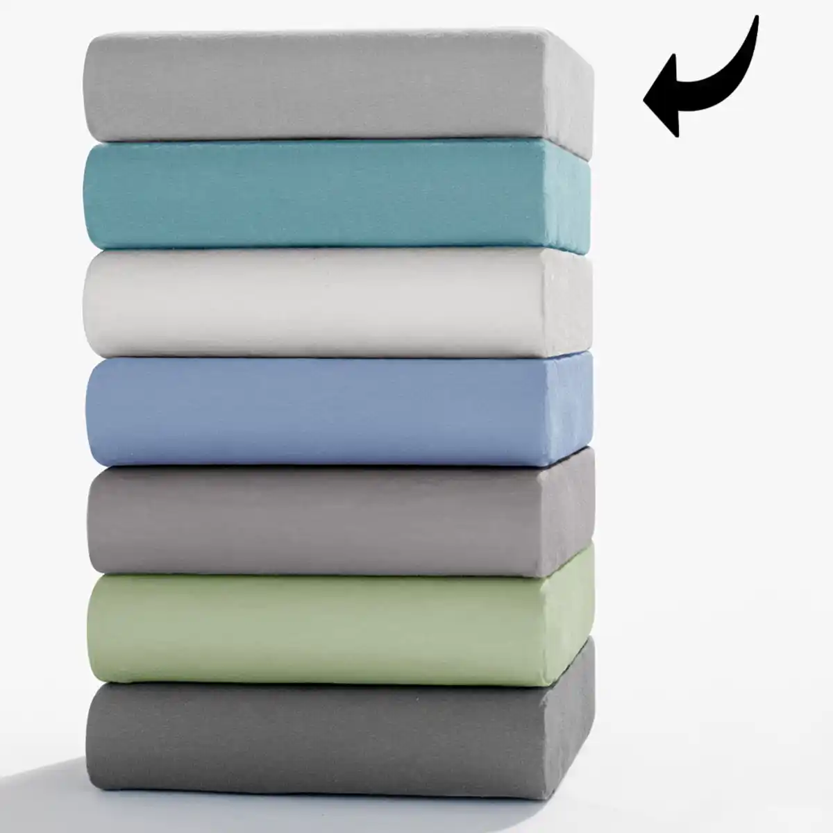 Bild 1 von Jersey-Spannbetttuch - ca. 90 - 100 x 200 cm