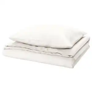 PILTANDVINGE Bettwäsche-Set, 2-teilig, weiß, 140x200/80x80 cm