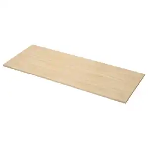 EKBACKEN Maßarbeitsplatte, Eschenachbildung/Laminat, 45.1-63.5x2.8 cm