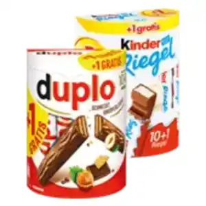 duplo oder kinder Riegel + 1 gratis
