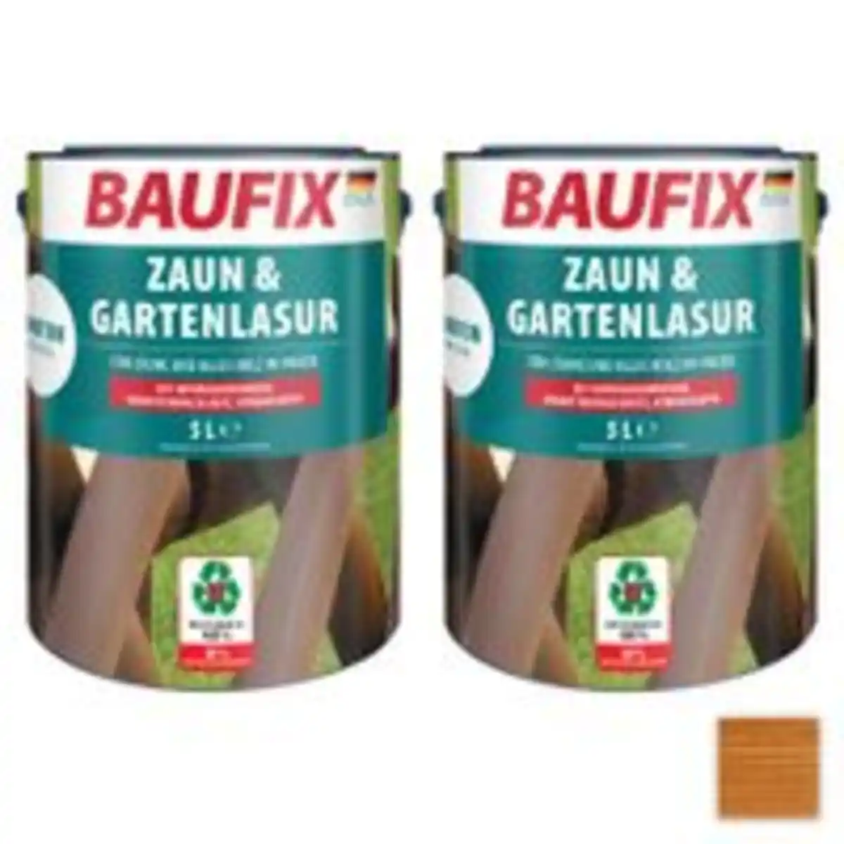 Bild 2 von Zaun- und Gartenlasur, Teak - 2er-Set