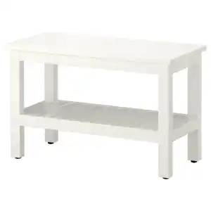 HEMNES Bank, weiß, 83 cm