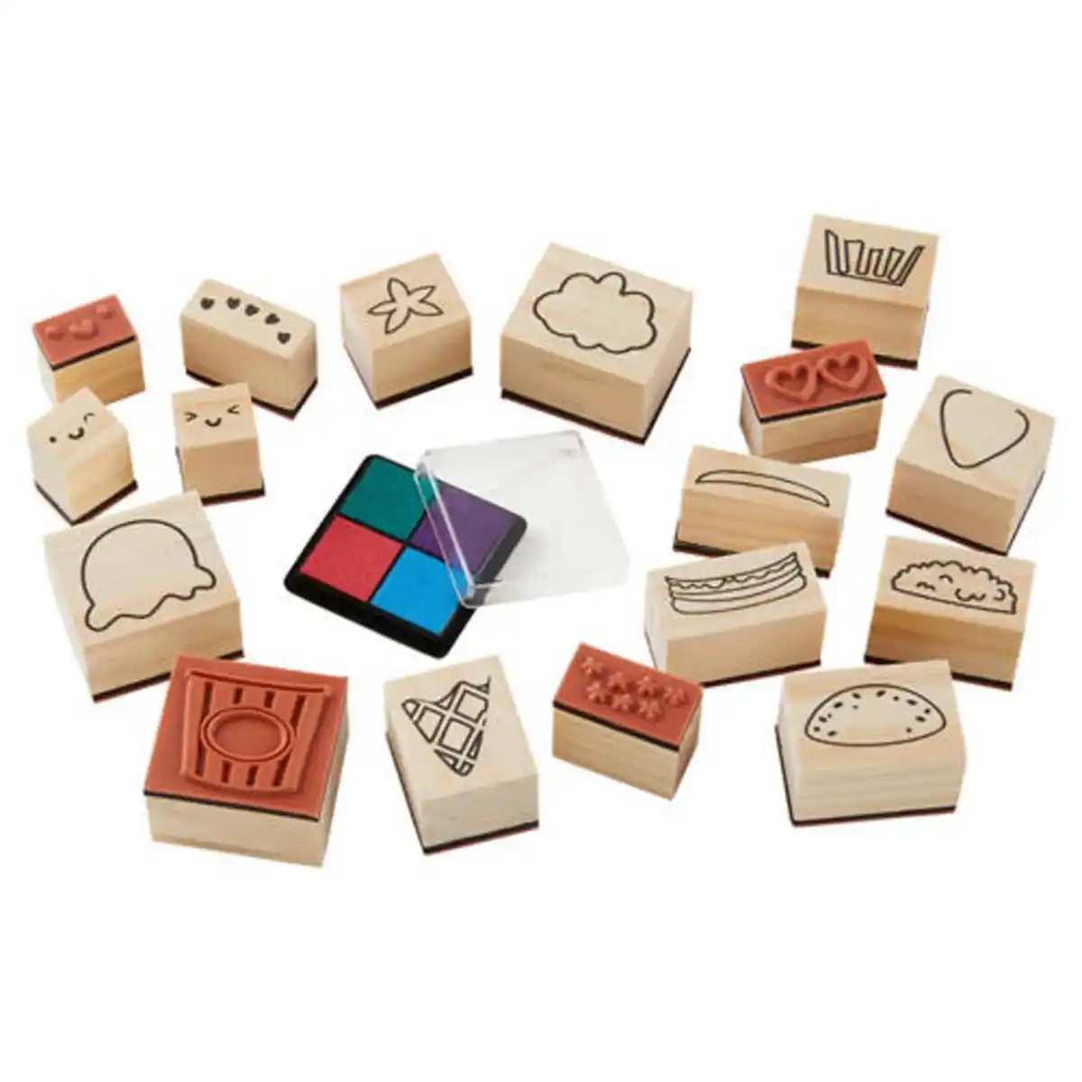 Bild 1 von HOME CREATION Stempel-Set, Figuren Essen