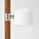 Bild 3 von MOSSPLYM Deckenfluter/Leseleuchte, opalweiß Glas/dunkelbraun Eiche, 180 cm
