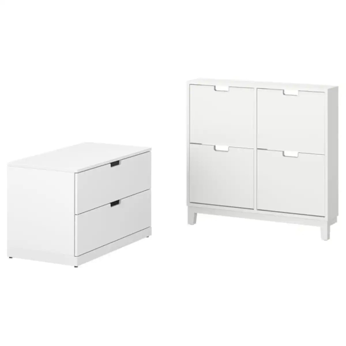 Bild 1 von STÄLL / NORDLI Flur-Set, 2-tlg., weiß