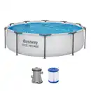 Bild 1 von BESTWAY Rundpool »Steel Pro Max™«, grau, ØxH: 305 x 76 cm