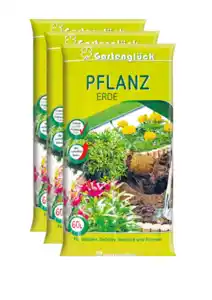 3 Sack Pflanzerde 60 Liter