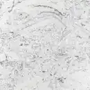 Bild 3 von LOCKEBO Maßarbeitsplatte, weiß/grau glänzendes Steinmuster/Glaskomposit, 1 m²x2.0 cm