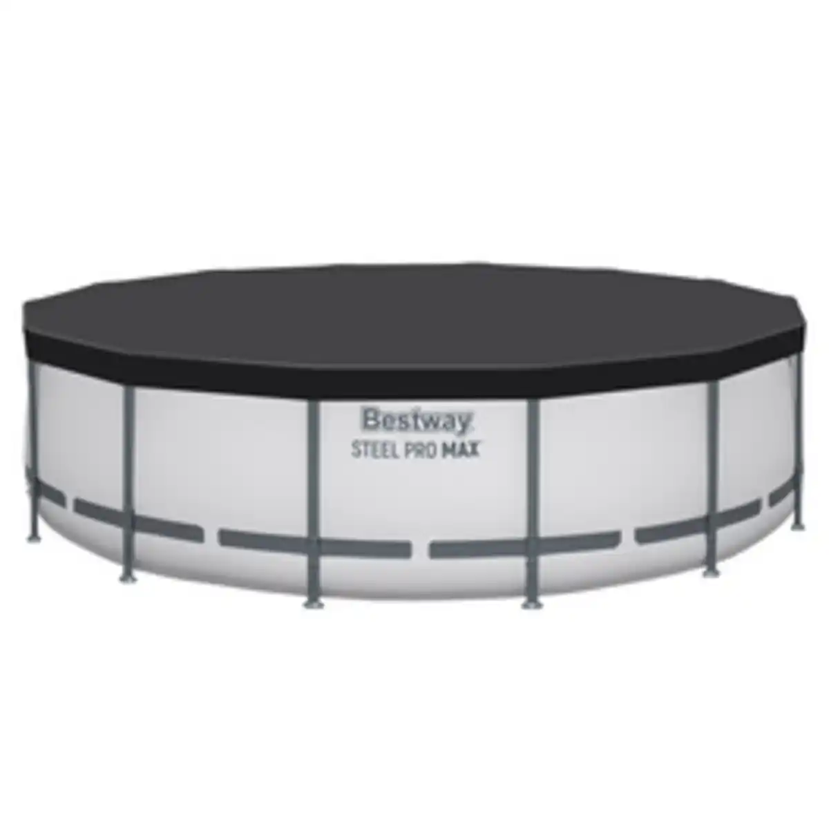Bild 2 von BESTWAY Pool, Komplett-Set mit Filterpumpe Ø 427 x 107 cm, lichtgrau, rund