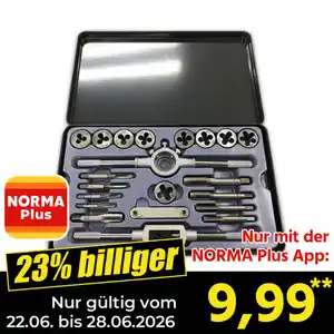 Kraft Werkzeuge Gewindebohrer-/ Schneideisensatz 21-tlg.