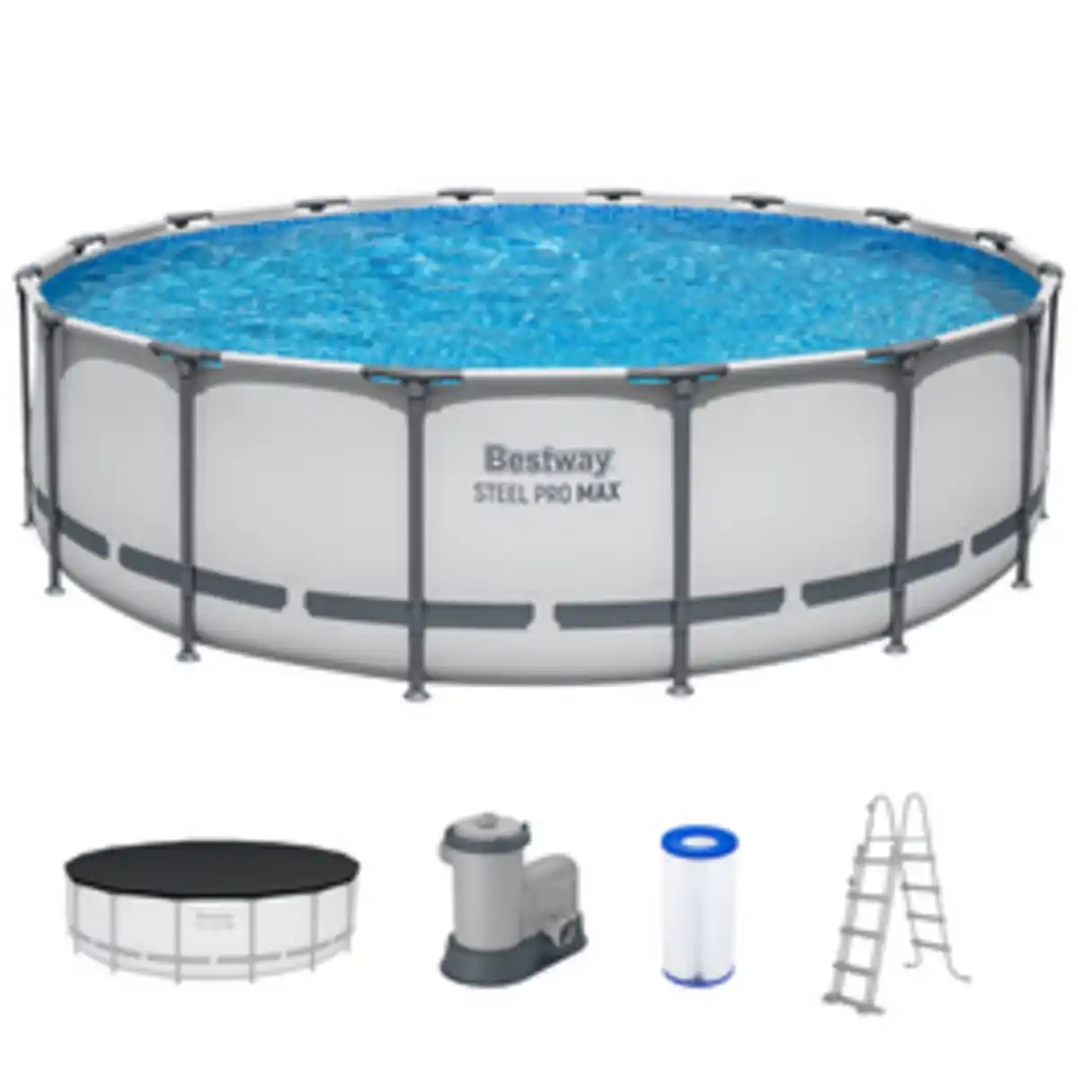 Bild 1 von BESTWAY Pool »Steel Pro MAX™«, BxH: 488 x 122 cm, Aufstellbecken, mit Kartuschenfilteranlage