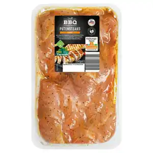 BBQ Putensteak mariniert 550 g, Curry