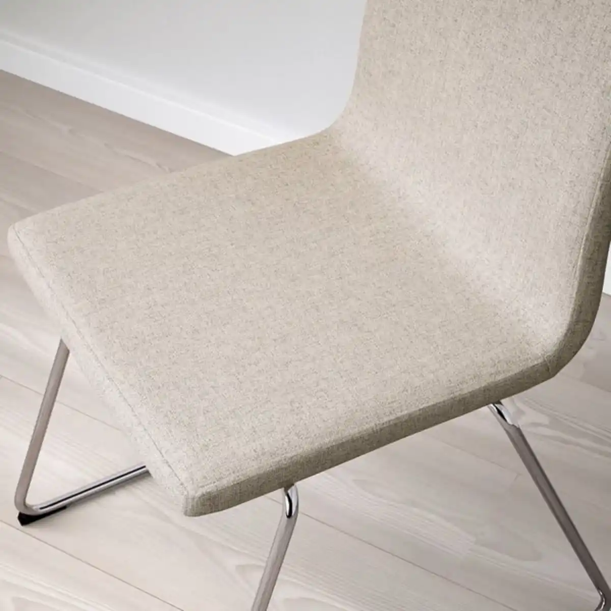 Bild 4 von LILLÅNÄS Stuhl, verchromt/Gunnared beige