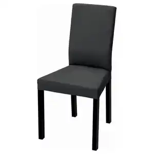 KÄTTIL Stuhl, schwarz/Knisa dunkelgrau