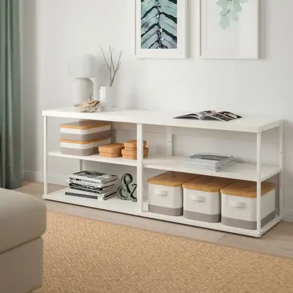Bild 3 von PLATSA Regalelement, weiß, 160x40x63 cm