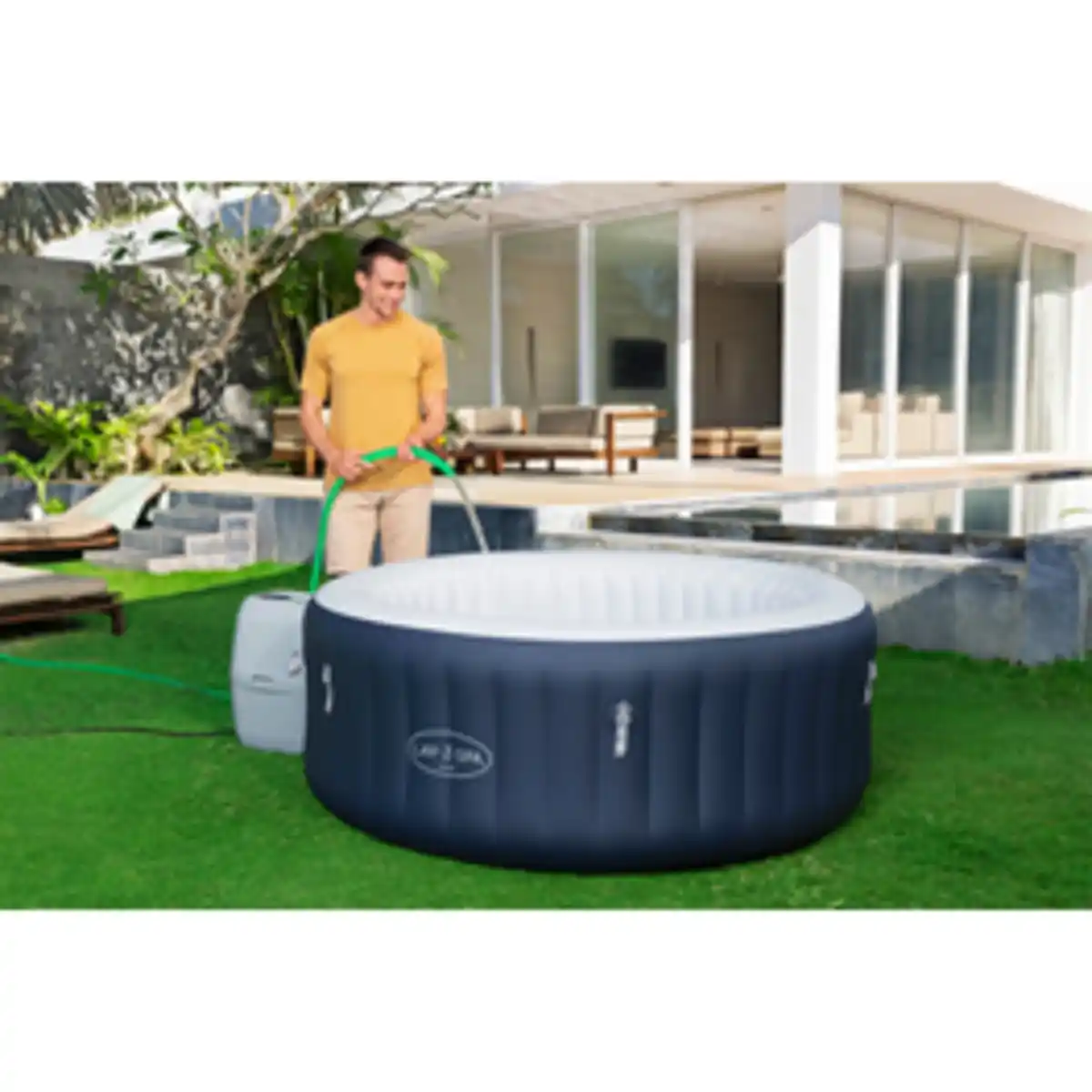 Bild 3 von BESTWAY Whirlpool »LAY-Z-SPA® Miami AirJet™«, Energiespar-Whirlpool, für 4 Personen, Ø 180 x 66 cm