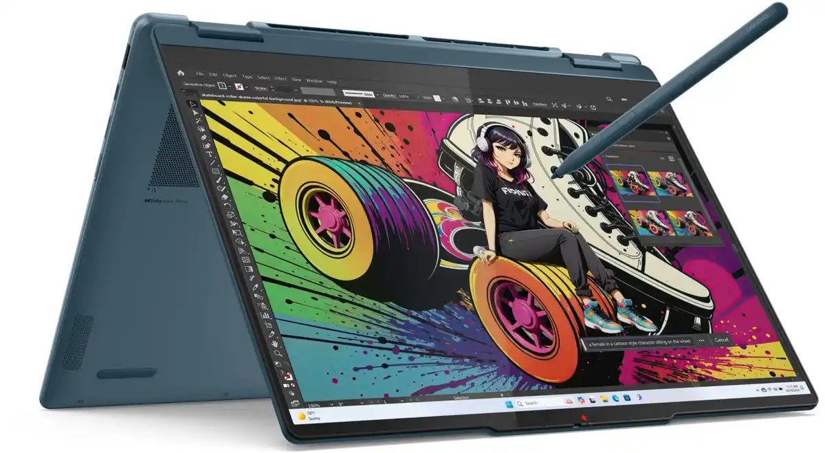 Bild 1 von Yoga 7 14AKP10 (83JR004JGE) 35,56 cm (14") 2 in 1 Convertible-Notebook tidal teal