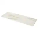 Bild 1 von MÖCKLARP Maßarbeitsplatte, mattiert elfenbeinweiß/marmoriert Porzellankomposit, 1 m²x2.0 cm