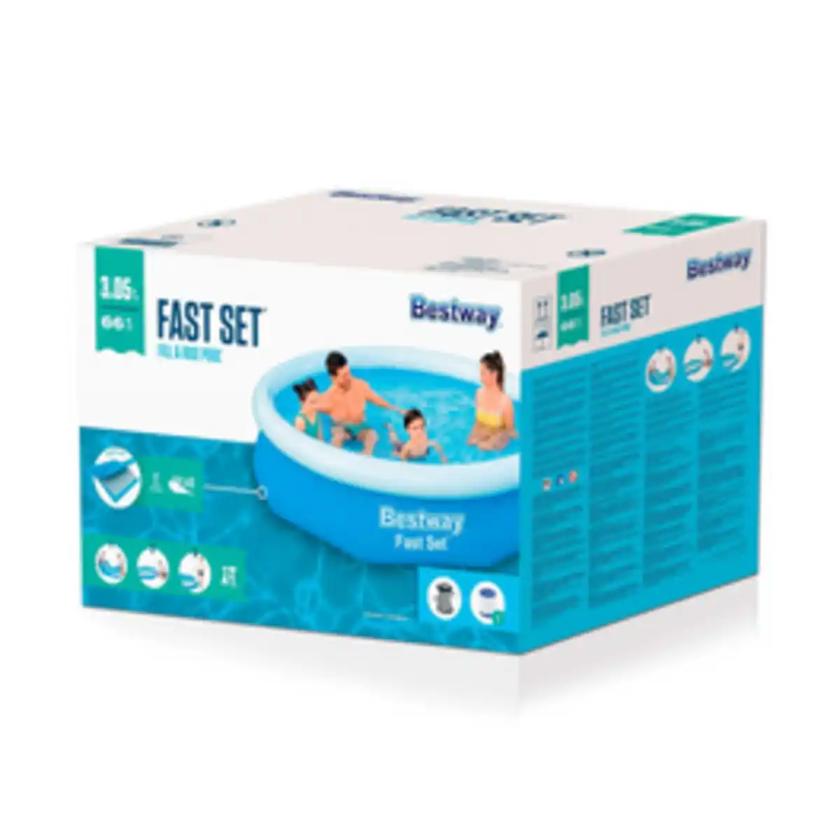 Bild 2 von BESTWAY Pool, blau, ØxH: 305 x 66 cm