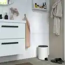 Bild 3 von TURRIDNING Treteimer, weiß/anthrazit, 9 l