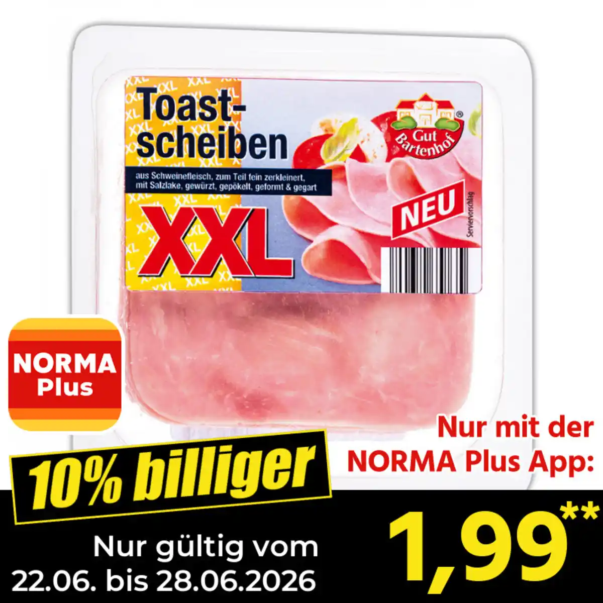 Bild 1 von Gut Bartenhof Toastscheiben XXL