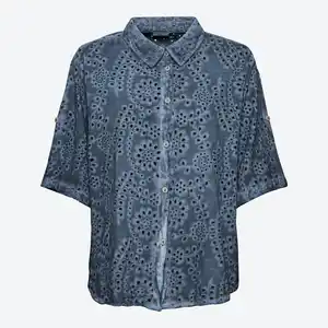 Damen-Bluse mit Stickerei
