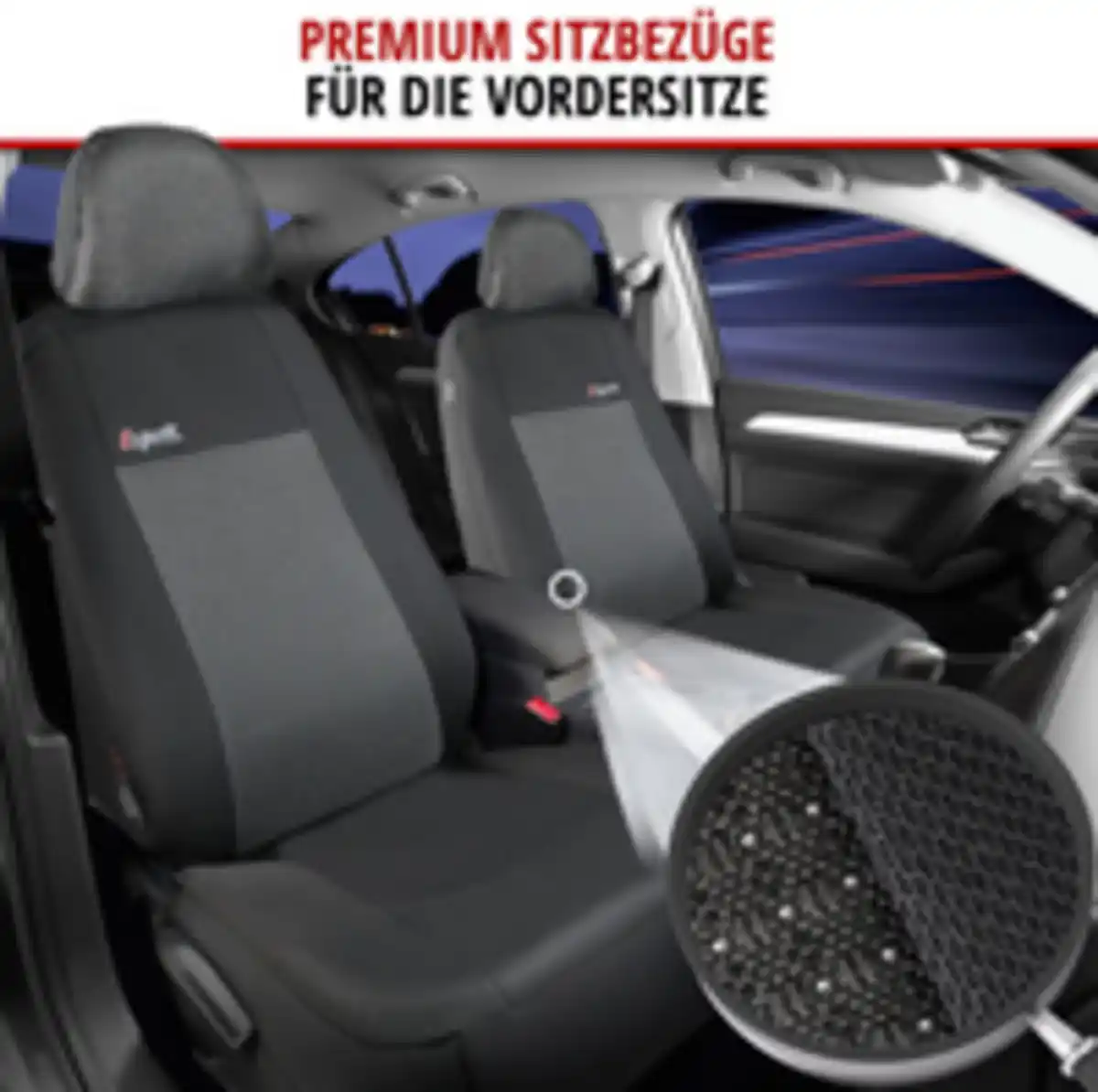 Bild 2 von Autositzbezug Esprit Coll. Premium Zipp-It - schwarz