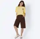 Bild 1 von Damen-Bermuda-Shorts mit Bundfalten