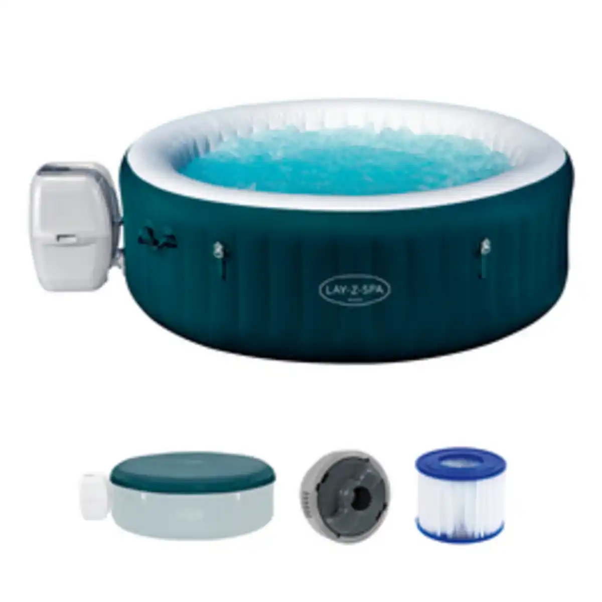 Bild 1 von BESTWAY Whirlpool »LAY-Z-SPA® Miami AirJet™«, Energiespar-Whirlpool, für 6 Personen, Ø 196 x 66 cm