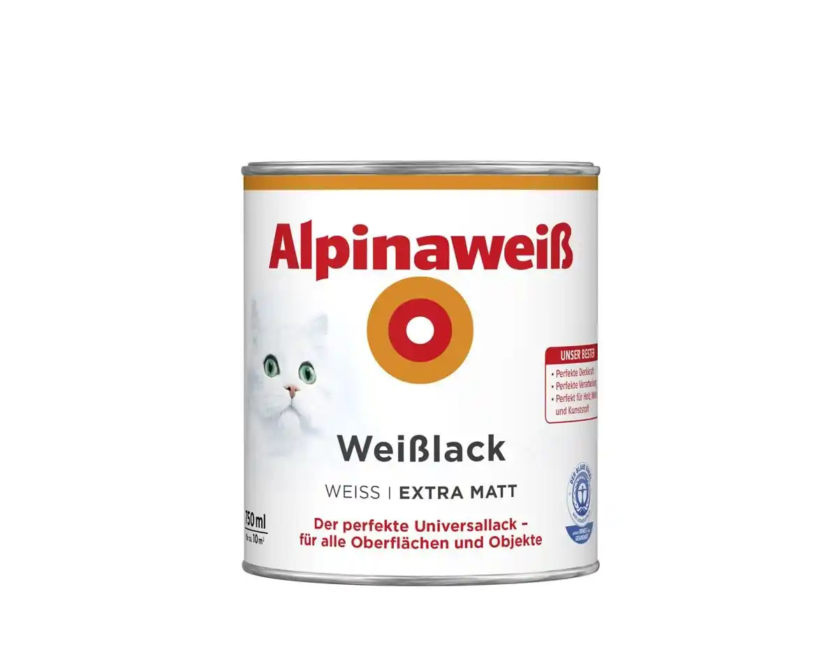 Bild 1 von Alpinaweiß Weißlack 750 ml extra matt