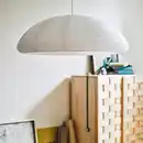 Bild 3 von IKEA PS 2026 Hängeleuchtenschirm, Handarbeit/weiß, 90 cm