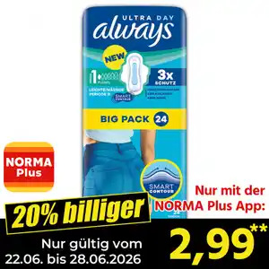 always Ultra Binden mit Flügeln