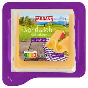 MILSANI Sandwichscheiben, Cheddar 200 g