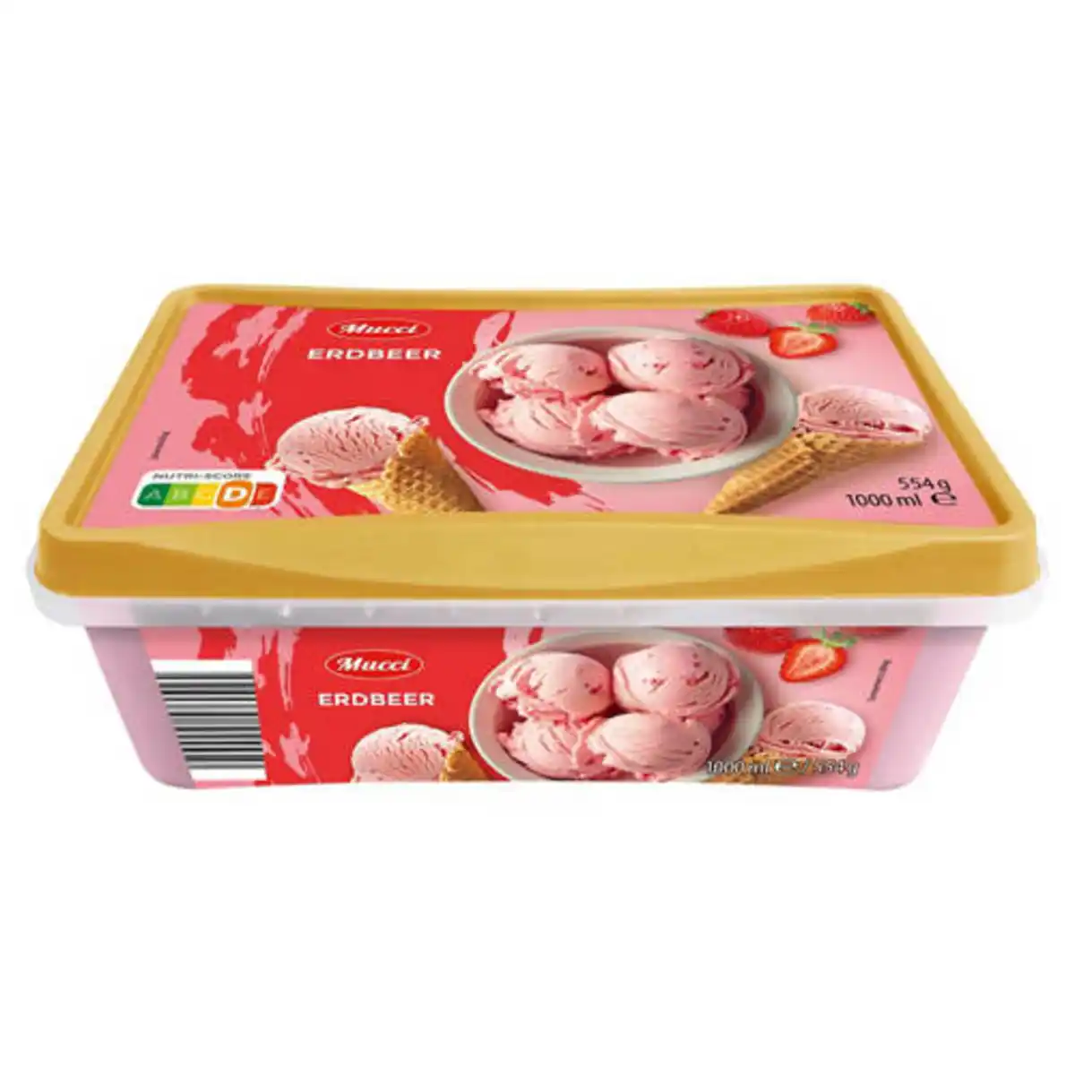 Bild 1 von MUCCI Eisschale 1 l, Erdbeere