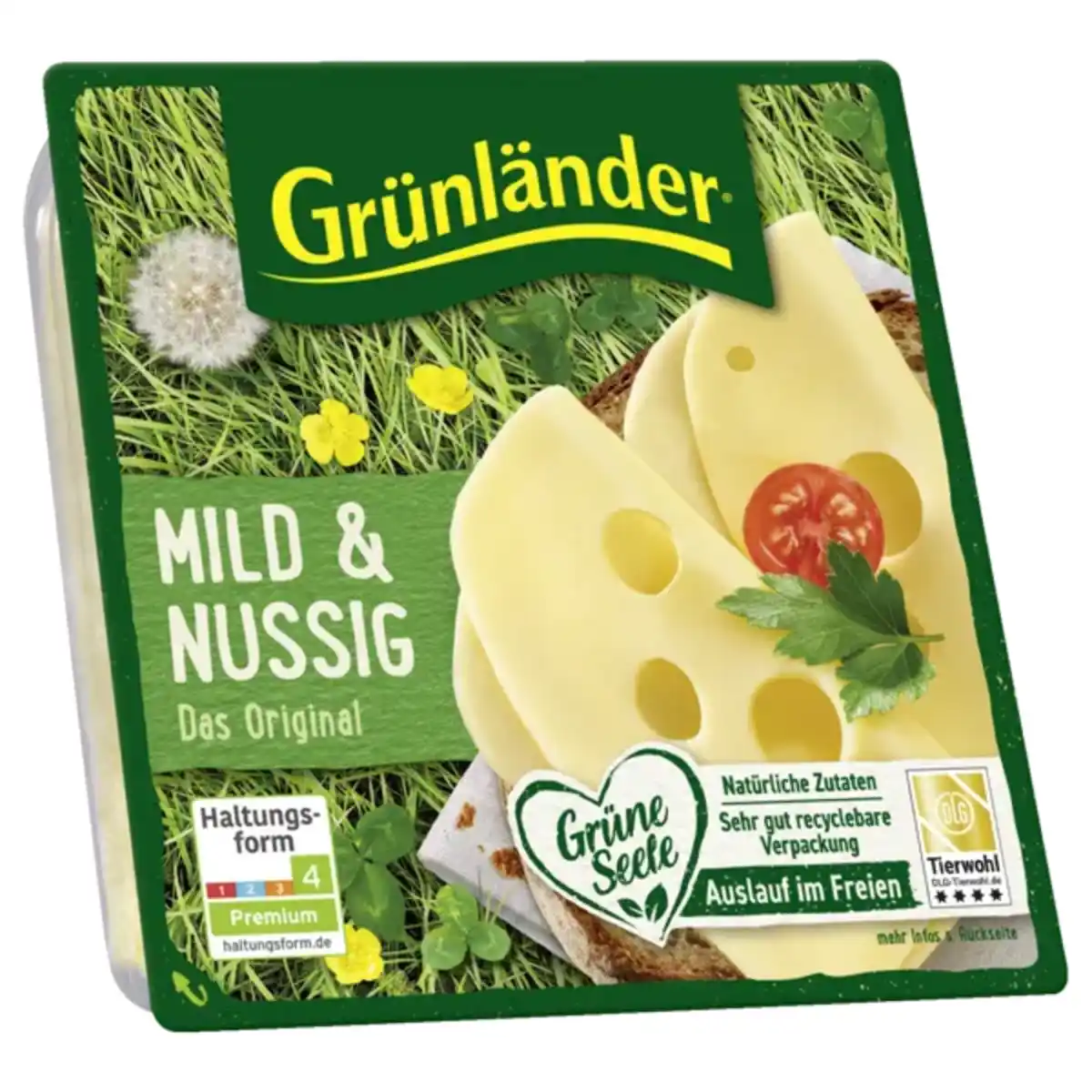 Bild 1 von Grünländer oder Hochland Sandwich-Scheiben, Schnitt- oder Schmelzkäse in Scheiben