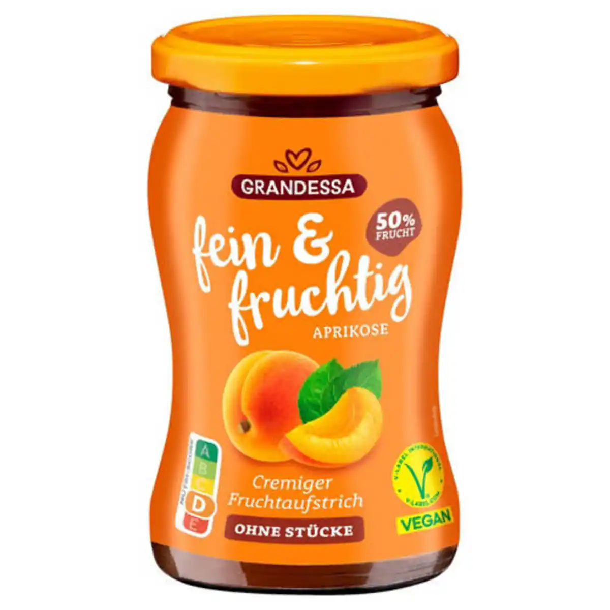 Bild 1 von GRANDESSA Fruchtaufstrich Fein & Fruchtig 300 g, Aprikose
