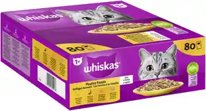 Portionsbeutel Multipack Jumbo Pack 1+ Geflügel Auswahl in Gelee 80 x 85g