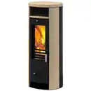 Bild 1 von accente Kaminofen »Slimline«, schwarz, Sandstein, 5 kW