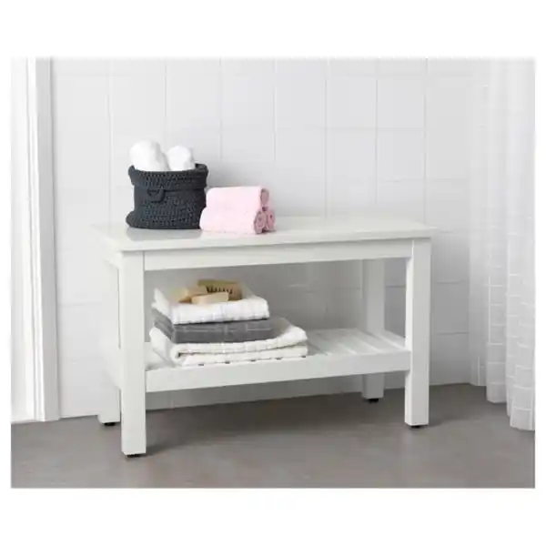 Bild 2 von HEMNES Bank, weiß, 83 cm