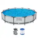 Bild 1 von BESTWAY Rundpool »Steel Pro Max™«, grau, ØxH: 366 x 76 cm